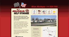 Desktop Screenshot of milanselfstorage.com